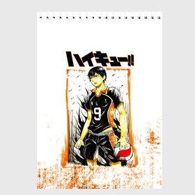 Скетчбук с принтом Тобио Кагеяма | Haikyuu!! в городе Новоалтайск, 100% бумага
 | 48 листов, плотность листов — 100 г/м2, плотность картонной обложки — 250 г/м2. Листы скреплены сверху удобной пружинной спиралью | Тематика изображения на принте: 2 номер | anime | haikyu | haikyuu | karasuno | king of the court | manga | аниме | волейбол | волейбольный клуб | кагеяма | карасуно | король | король площадки | манга | мяч | старшая школа | тобио | хаику | хаикую