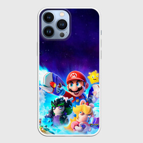 Чехол для iPhone 13 Pro Max с принтом Mario + Rabbids в городе Новоалтайск,  |  | Тематика изображения на принте: искра | кролик | марио | пич | планеты | порядок | путешествие | розалина