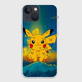 Чехол для iPhone 13 mini с принтом Жидкий Пикачу в городе Новоалтайск,  |  | anime | picachu | pikachu | аниме | милый | пика | пикачу | покебол | покемон