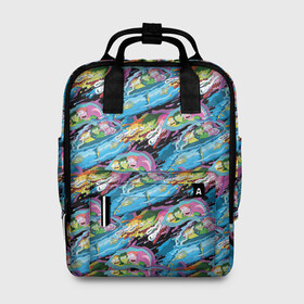 Женский рюкзак 3D с принтом Pattern Summer and Morty в городе Новоалтайск, 100% полиэстер | лямки с регулируемой длиной, сверху ручки, чтобы рюкзак нести как сумку. Основное отделение закрывается на молнию, как и внешний карман. Внутри два дополнительных кармана, один из которых закрывается на молнию. По бокам два дополнительных кармашка, куда поместится маленькая бутылочка
 | cn_2953939_019175 | morty | rick | rick and morty | rick and morty 5 season | shtatrm | морти | приключения рика и морти | рик | рик и морти | рик и морти 5 сезон | саммер