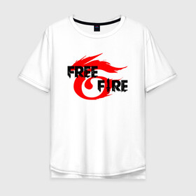 Мужская футболка хлопок Oversize с принтом FREEFIRE | GARENA (Z) в городе Новоалтайск, 100% хлопок | свободный крой, круглый ворот, “спинка” длиннее передней части | 111dots studio | battlegrounds | free fire | freefire | game | garena | garena free fire | гарена | игра | игры | киберспорт | королевская битва | мобильная игра | онлайн игра | пабг | фри фаер | фрифаер | экшн