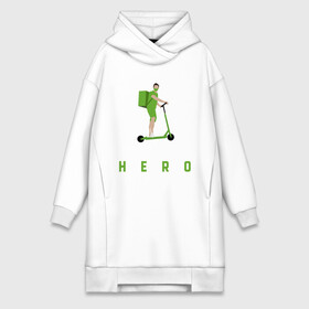 Платье-худи хлопок с принтом ГЕРОЙ в городе Новоалтайск,  |  | covid | hero | superhero | yaay | доставка | индийский | ковид | корона | курьер | новый герой | россия 2022
