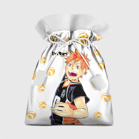 Подарочный 3D мешок с принтом Мощный удар Шоё Хината Haikyuu!! в городе Новоалтайск, 100% полиэстер | Размер: 29*39 см | 10 номер | haikyu | haikyuu | hinata shoyo | karasuno | аниме | волейбол | волейбольный клуб | карасуно | коротышка | красный | мальчик мяч | манга | рыжик | старшая школа | хаикую | чиби чан | шоё хината