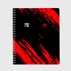 Тетрадь с принтом FF | GARENA (Z) в городе Новоалтайск, 100% бумага | 48 листов, плотность листов — 60 г/м2, плотность картонной обложки — 250 г/м2. Листы скреплены сбоку удобной пружинной спиралью. Уголки страниц и обложки скругленные. Цвет линий — светло-серый
 | 111dots studio | battlegrounds | free fire | freefire | game | garena | garena free fire | гарена | игра | игры | киберспорт | королевская битва | мобильная игра | онлайн игра | пабг | фри фаер | фрифаер | экшн