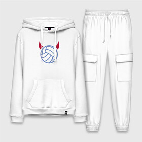 Мужской костюм хлопок с толстовкой с принтом Volleyball Devil в городе Новоалтайск,  |  | ball | beach | game | sport | volley | volleyball | волейбол | волейболист | волейболистка | гол | игра | игрок | мяч | площадка | пляж | пляжный | победа | сетка | спорт | тренер | чемпион