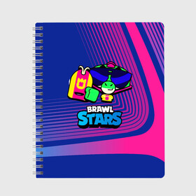 Тетрадь с принтом Плохиш Базз Buzz Brawl Stars в городе Новоалтайск, 100% бумага | 48 листов, плотность листов — 60 г/м2, плотность картонной обложки — 250 г/м2. Листы скреплены сбоку удобной пружинной спиралью. Уголки страниц и обложки скругленные. Цвет линий — светло-серый
 | brawl | brawl stars | brawlstars | brawl_stars | buz | buzz | баз | базз | бравл | бравлстарс | буз