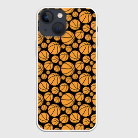Чехол для iPhone 13 mini с принтом Баскетбольные Мячи в городе Новоалтайск,  |  | ball | basketball | championship | chicago bulls | club | competition | game | league | michael jordan | nba | sport | team | tournament | баскетбол | джордан | игра | клуб | майкл джордан | мяч | нба | соревнования | спорт | турнир | чемпионат 