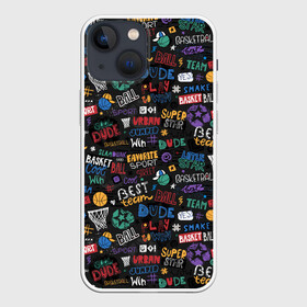 Чехол для iPhone 13 mini с принтом Баскетбол в городе Новоалтайск,  |  | ball | basketball | championship | chicago bulls | club | competition | game | league | michael jordan | nba | sport | team | tournament | баскетбол | джордан | игра | клуб | майкл джордан | мяч | нба | соревнования | спорт | турнир | чемпионат 