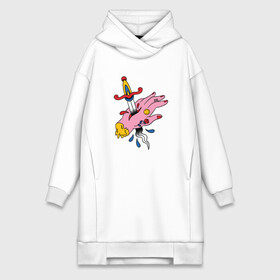 Платье-худи хлопок с принтом Trippy Stabbed Hand Tattoo в городе Новоалтайск,  |  | art | blood | bloody | dagger | fashion | halloween | horror | knife | rose | sorry you never | sword | tears | арт | извини | кинжал | кровь | меч | мистика | мода | мрачный | нож | рана | раненная рука | роза | слёзы | тату | татуха | ты никогда |
