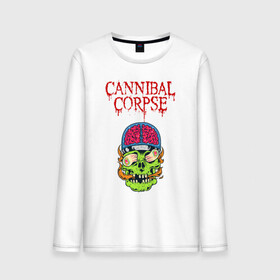 Мужской лонгслив хлопок с принтом Cannibal Corpse | Труп Каннибала (Z) в городе Новоалтайск, 100% хлопок |  | cannibal | cannibal corpse | corpse | death metal | deathgrind | алекс уэбстер | брутальный дэт метал | дэт метал | дэтграйнд | пол мазуркевич | роб барретт | труп каннибала