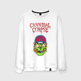 Мужской свитшот хлопок с принтом Cannibal Corpse | Труп Каннибала (Z) в городе Новоалтайск, 100% хлопок |  | Тематика изображения на принте: cannibal | cannibal corpse | corpse | death metal | deathgrind | алекс уэбстер | брутальный дэт метал | дэт метал | дэтграйнд | пол мазуркевич | роб барретт | труп каннибала