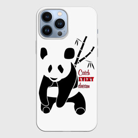 Чехол для iPhone 13 Pro Max с принтом Панда и сон в городе Новоалтайск,  |  | Тематика изображения на принте: животные | звери | лень | медведь | отдых | панда | природа | сон | усталость