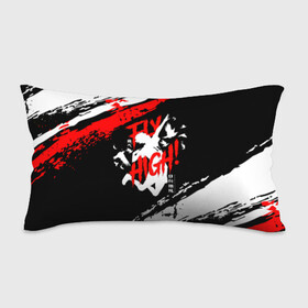 Подушка 3D антистресс с принтом FLY HIGH! Haikyu!! в городе Новоалтайск, наволочка — 100% полиэстер, наполнитель — вспененный полистирол | состоит из подушки и наволочки на молнии | anime | haikyu | haikyuu | karasuno | karasuno high | manga | аниме | белый | волейбол | волейбольный клуб | вороны | иероглиф | карасуно | лого | манга | на японском | надпись | старшая школа | хаику | хаикую | японские