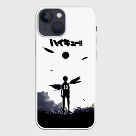 Чехол для iPhone 13 mini с принтом Шоё Хината эпичный сюжет в городе Новоалтайск,  |  | 10 номер | haikyu | haikyuu | hinata shoyo | karasuno | аниме | волейбол | волейбольный клуб | карасуно | коротышка | красный | мальчик мяч | манга | рыжик | старшая школа | хаикую | чиби чан | шоё хината
