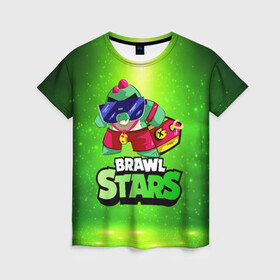 Женская футболка 3D с принтом Плохиш Базз Buzz Brawl Stars в городе Новоалтайск, 100% полиэфир ( синтетическое хлопкоподобное полотно) | прямой крой, круглый вырез горловины, длина до линии бедер | brawl | brawl stars | brawlstars | brawl_stars | buz | buzz | баз | базз | бравл | бравлстарс | буз