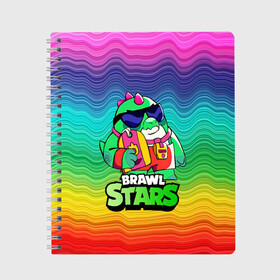 Тетрадь с принтом Плохиш Базз Buzz Brawl Stars в городе Новоалтайск, 100% бумага | 48 листов, плотность листов — 60 г/м2, плотность картонной обложки — 250 г/м2. Листы скреплены сбоку удобной пружинной спиралью. Уголки страниц и обложки скругленные. Цвет линий — светло-серый
 | brawl | brawl stars | brawlstars | brawl_stars | buz | buzz | баз | базз | бравл | бравлстарс | буз