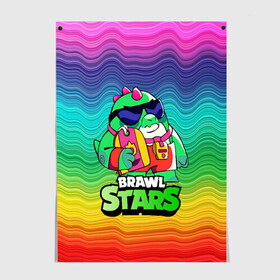 Постер с принтом Плохиш Базз Buzz Brawl Stars в городе Новоалтайск, 100% бумага
 | бумага, плотность 150 мг. Матовая, но за счет высокого коэффициента гладкости имеет небольшой блеск и дает на свету блики, но в отличии от глянцевой бумаги не покрыта лаком | brawl | brawl stars | brawlstars | brawl_stars | buz | buzz | баз | базз | бравл | бравлстарс | буз