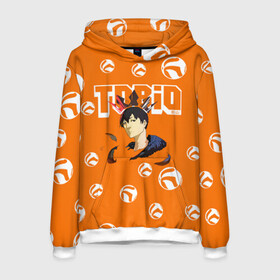 Мужская толстовка 3D с принтом Тобио Кагеяма корона Haikyuu!! в городе Новоалтайск, 100% полиэстер | двухслойный капюшон со шнурком для регулировки, мягкие манжеты на рукавах и по низу толстовки, спереди карман-кенгуру с мягким внутренним слоем. | 2 номер | anime | haikyu | haikyuu | king of the court | manga | аниме | волейбол | волейбольный клуб | кагеяма | король | король площадки | манга | мяч | старшая карасуно | тобио | хаику | хаикую