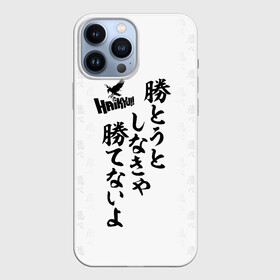 Чехол для iPhone 13 Pro Max с принтом Волейбол | Haikyu иероглифы в городе Новоалтайск,  |  | anime | haikyu | haikyuu | karasuno | manga | академия | аниме | аобаджосай | волейбол | волейбольный клуб | датэко | инаризаки | карасуно | манга | мяч | некома | старшая школа | фукуродани | хаику | хаикую
