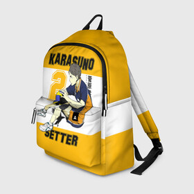 Рюкзак 3D с принтом Коши Сугавара Haikyuu!! в городе Новоалтайск, 100% полиэстер | лямки с регулируемой длиной, сверху петелька, чтобы рюкзак можно было повесить на вешалку. Основное отделение закрывается на молнию, как и внешний карман. Внутри два дополнительных кармана, один из которых закрывается на молнию. По бокам два дополнительных кармашка | Тематика изображения на принте: 12 | 2 номер | haikyu | haikyuu | karasuno | koushi sugawara | аниме | волейбол | волейбольный клуб | манга | мистер бодрячок | неукротимый связующий | средняя школа нагамуши | старшая карасуно | суга | суга сан