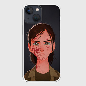 Чехол для iPhone 13 mini с принтом Элли в крови в городе Новоалтайск,  |  | game | games | the last of us | апокалипсис | зомби | игра | игры | ласт оф ас | один из нас | последний из нас | элли
