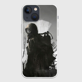 Чехол для iPhone 13 mini с принтом STALKER 2 Gray в городе Новоалтайск,  |  | game | games | stalker | долг | зона | игра | игры | меченый | сердце чернобыля | сидорович | сталкер | хабар | чернобыль