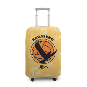 Чехол для чемодана 3D с принтом Старшая школа Карасуно Haikyu! в городе Новоалтайск, 86% полиэфир, 14% спандекс | двустороннее нанесение принта, прорези для ручек и колес | anime | haikyu | haikyuu | karasuno | karasuno high | manga | аниме | волейбол | волейбольный клуб | ворон | вороны | карасуно | крылья | лого | логотип | манга | надпись | птица | старшая школа | хаику | хаикую