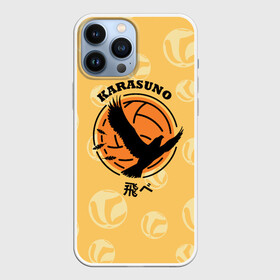 Чехол для iPhone 13 Pro Max с принтом Старшая школа Карасуно Haikyu в городе Новоалтайск,  |  | anime | haikyu | haikyuu | karasuno | karasuno high | manga | аниме | волейбол | волейбольный клуб | ворон | вороны | карасуно | крылья | лого | логотип | манга | надпись | птица | старшая школа | хаику | хаикую
