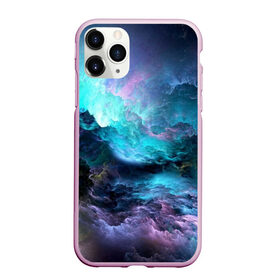 Чехол для iPhone 11 Pro матовый с принтом Космическое море в городе Новоалтайск, Силикон |  | вода | волны | космическое море | космос | море | облака | свет | шторм