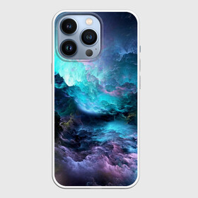 Чехол для iPhone 13 Pro с принтом Космическое море в городе Новоалтайск,  |  | вода | волны | космическое море | космос | море | облака | свет | шторм