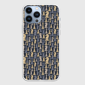 Чехол для iPhone 13 Pro Max с принтом Шахматист в городе Новоалтайск,  |  | Тематика изображения на принте: chess | игра | король | ладья | математика | пешка | ферзь | чёрно белые | шах и мат | шахматист | шахматная доска | шахматные фигуры | шахматы