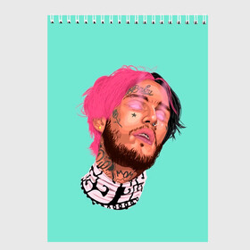 Скетчбук с принтом Magic Lil Peep в городе Новоалтайск, 100% бумага
 | 48 листов, плотность листов — 100 г/м2, плотность картонной обложки — 250 г/м2. Листы скреплены сверху удобной пружинной спиралью | Тематика изображения на принте: hip hop | lil peep | rap | rep | густав элайджа | дшд зууз | исполнители | исполнитель | лил пип | музыка | реп
