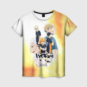 Женская футболка 3D с принтом Шоё Тобио Кей Семи и Атсуму Haikyuu!! в городе Новоалтайск, 100% полиэфир ( синтетическое хлопкоподобное полотно) | прямой крой, круглый вырез горловины, длина до линии бедер | anime | haikyu | haikyuu | karasuno | manga | аниме | атсуму мия | волейбол | волейбольный клуб | вороны | карасуно | кей цукишима | манга | семи эйта | старшая школа | тобио кагеяма | хаику | хаикую | шоё хината