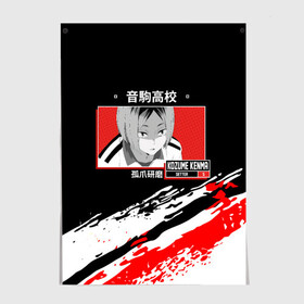 Постер с принтом Кенма Козуме Haikyuu!! в городе Новоалтайск, 100% бумага
 | бумага, плотность 150 мг. Матовая, но за счет высокого коэффициента гладкости имеет небольшой блеск и дает на свету блики, но в отличии от глянцевой бумаги не покрыта лаком | anime | haikyu | haikyuu | kozume kenma | manga | nekoma high | аниме | волейбол | волейбольный клуб | кодзукен | коты | кошки | кянма | манга | мозг | пудингоголовый | старшая некома | старшая школа | хаику | хаикую