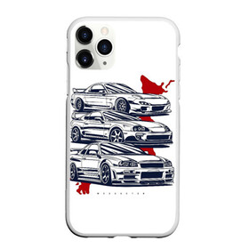 Чехол для iPhone 11 Pro матовый с принтом JDM LEGEND(Ne1t) в городе Новоалтайск, Силикон |  | Тематика изображения на принте: jdm | mazda rx 7 | nissan skyline | toyota supra | авто | легенды