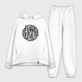 Женский костюм хлопок Oversize с принтом Maneskin в городе Новоалтайск,  |  | evrovision | maneskin | manskin | moneskin | monskin | евровидение | манескин | манскин | монескин | монскин