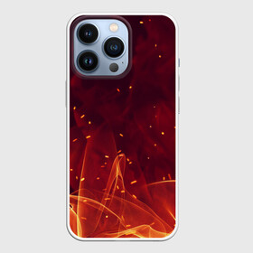 Чехол для iPhone 13 Pro с принтом ПЛАМЯ 3D в городе Новоалтайск,  |  | Тематика изображения на принте: жар | иллюстрация | искры | костёр | огонь | пламя | пожар | текстура | уголь