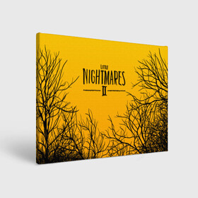 Холст прямоугольный с принтом LITTLE NIGHTMARES ЛЕС в городе Новоалтайск, 100% ПВХ |  | kid | little nightmares | little nightmares 2 | six | yellow | жёлтый | игры | комиксы | литл найтмерс | шестая
