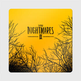 Магнит виниловый Квадрат с принтом LITTLE NIGHTMARES ЛЕС в городе Новоалтайск, полимерный материал с магнитным слоем | размер 9*9 см, закругленные углы | Тематика изображения на принте: kid | little nightmares | little nightmares 2 | six | yellow | жёлтый | игры | комиксы | литл найтмерс | шестая
