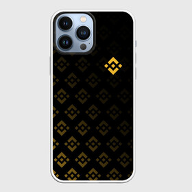 Чехол для iPhone 13 Pro Max с принтом BINANCE | БИНАНС ПАТТЕРН в городе Новоалтайск,  |  | Тематика изображения на принте: bitcoin | blockchain | btc | cardano | crypto | ethereum | polkadot | tether | xrp | бинанс | биткоин | блокчейн | валюта | деньги | криптовалюта | майнер | майнинг | цифровая валюта | цифровое золото | эфир