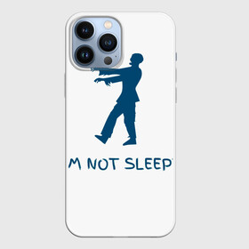 Чехол для iPhone 13 Pro Max с принтом Im not sleepy в городе Новоалтайск,  |  | Тематика изображения на принте: мечтательный | сонный | спать | спать и просыпаться