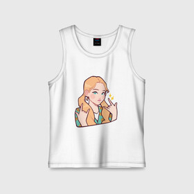 Детская майка хлопок с принтом Go Won в городе Новоалтайск,  |  | bts | gowon sticker | ikon