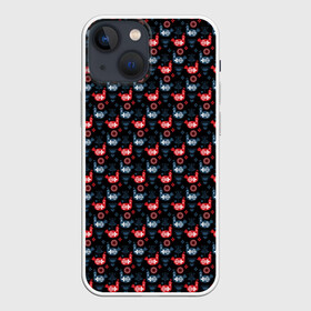 Чехол для iPhone 13 mini с принтом Птичьи узоры в городе Новоалтайск,  |  | белый | винтаж | геометрический | графика | декор | декоративный | дизайн | иллюстрация | искусство | красочный | лето | листья | мода | модный | обои | орнамент | паттерн | природа | ретро