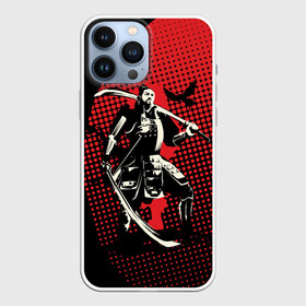 Чехол для iPhone 13 Pro Max с принтом Самурай в городе Новоалтайск,  |  | Тематика изображения на принте: ronin | воин | ронин | самурай | свободный воин | странник | философия | япония