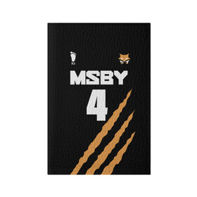 Обложка для паспорта матовая кожа с принтом 4 | MSBY | BLACK JACKALS в городе Новоалтайск, натуральная матовая кожа | размер 19,3 х 13,7 см; прозрачные пластиковые крепления | Тематика изображения на принте: black jackals | fly high | haikyuu | meian | msby | аниме | волейбол | карасуно | хайкью карасуно | хината