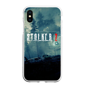 Чехол для iPhone XS Max матовый с принтом S.T,A.L.K.E.R. 2 в городе Новоалтайск, Силикон | Область печати: задняя сторона чехла, без боковых панелей | stalker | аномалия | зовприпяти | зона | игра | клык | лес | меченный | монолит. долг | призрак | свобода | сталкер | стрелок | чистоенебо | шрам | шутер