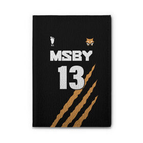 Обложка для автодокументов с принтом 13 | MSBY | BLACK JACKALS в городе Новоалтайск, натуральная кожа |  размер 19,9*13 см; внутри 4 больших “конверта” для документов и один маленький отдел — туда идеально встанут права | Тематика изображения на принте: black jackals | fly high | haikyuu | miya | msby | аниме | волейбол | карасуно | некома | хайкью карасуно | хината