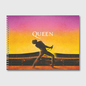 Альбом для рисования с принтом Queen Freddie Mercury (Z) в городе Новоалтайск, 100% бумага
 | матовая бумага, плотность 200 мг. | freddie mercury | music | queen | брайан мэй | глэм рок | джон дикон | королева | музыка | поп рок | роджер тейлор | фредди меркьюри | хард рок
