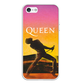 Чехол для iPhone 5/5S матовый с принтом Queen | Freddie Mercury (Z) в городе Новоалтайск, Силикон | Область печати: задняя сторона чехла, без боковых панелей | freddie mercury | music | queen | брайан мэй | глэм рок | джон дикон | королева | музыка | поп рок | роджер тейлор | фредди меркьюри | хард рок