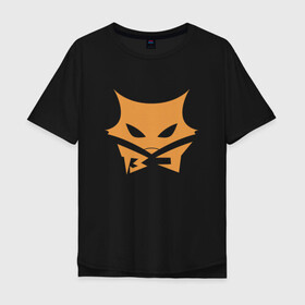 Мужская футболка хлопок Oversize с принтом BLACK JACKALS MSBY в городе Новоалтайск, 100% хлопок | свободный крой, круглый ворот, “спинка” длиннее передней части | black jackals | fly high | haikyuu | miya | msby | аниме | волейбол | карасуно | некома | хайкью карасуно | хината
